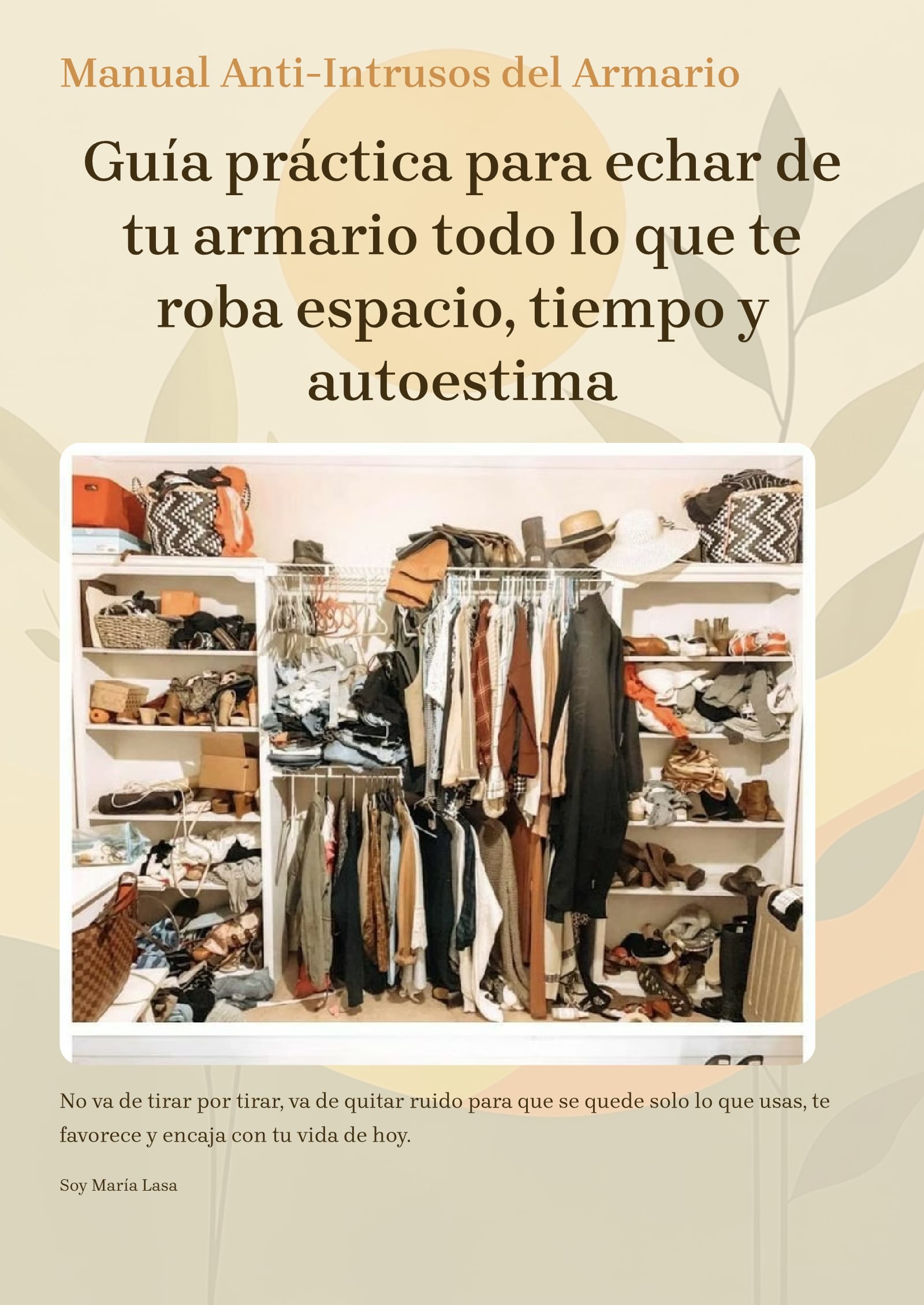 Portada de «Manual anti-intrusos del armario»