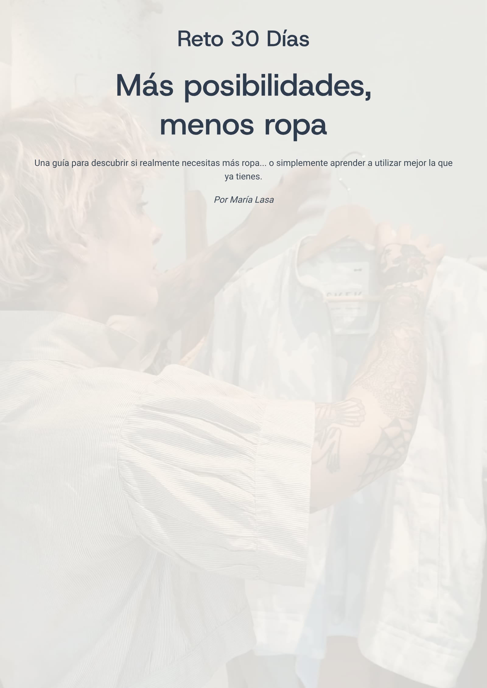 Portada de «Más posibilidades, menos ropa»
