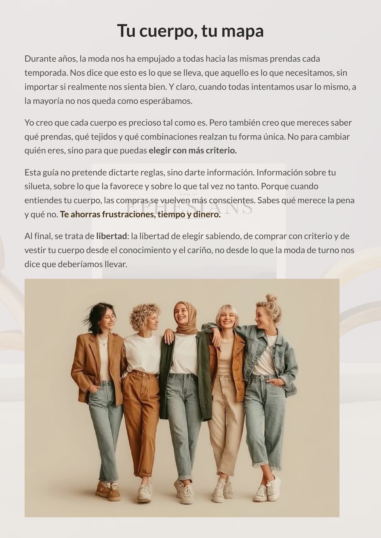 Portada de «Tu cuerpo, tu mapa»